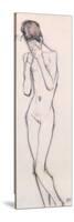 Girl Standing-Egon Schiele-Stretched Canvas