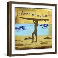 Girl Surf-Karen Williams-Framed Giclee Print