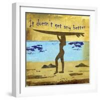 Girl Surf-Karen Williams-Framed Giclee Print