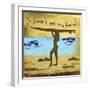 Girl Surf-Karen Williams-Framed Giclee Print