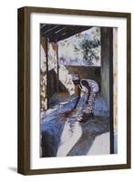 Girl Sweeping I, 2002-Tilly Willis-Framed Giclee Print