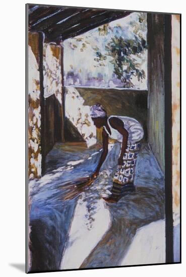 Girl Sweeping I, 2002-Tilly Willis-Mounted Giclee Print