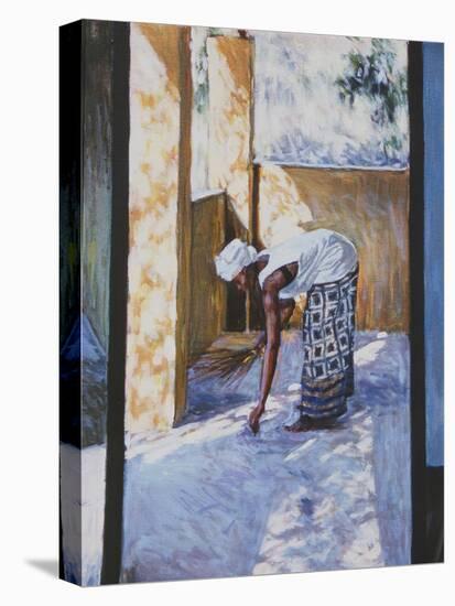 Girl Sweeping II, 2002-Tilly Willis-Stretched Canvas