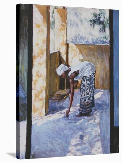 Girl Sweeping II, 2002-Tilly Willis-Stretched Canvas