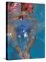 Girl Swimming, Santa Fe, New Mexico, USA-Lee Kopfler-Stretched Canvas