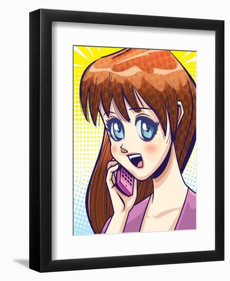 Girl Talk-Harry Briggs-Framed Premium Giclee Print