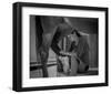 Girl Treats Horse-null-Framed Art Print