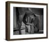 Girl Treats Horse-null-Framed Art Print