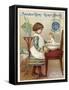 Girl Washing a Doll-null-Framed Stretched Canvas