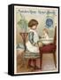 Girl Washing a Doll-null-Framed Stretched Canvas