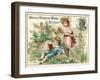 Girl Watching a Boy Reading a Book-null-Framed Giclee Print