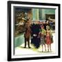 "Girl-Watching Sailors," August 12, 1961-Constantin Alajalov-Framed Giclee Print