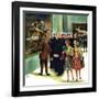 "Girl-Watching Sailors," August 12, 1961-Constantin Alajalov-Framed Giclee Print