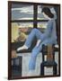 Girl Watching the Dawn, 1950-Joan Thewsey-Framed Premium Giclee Print