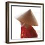 Girl Wearing Ao Dai Dress, Hanoi, Vietnam-Jon Arnold-Framed Photographic Print