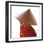 Girl Wearing Ao Dai Dress, Hanoi, Vietnam-Jon Arnold-Framed Photographic Print