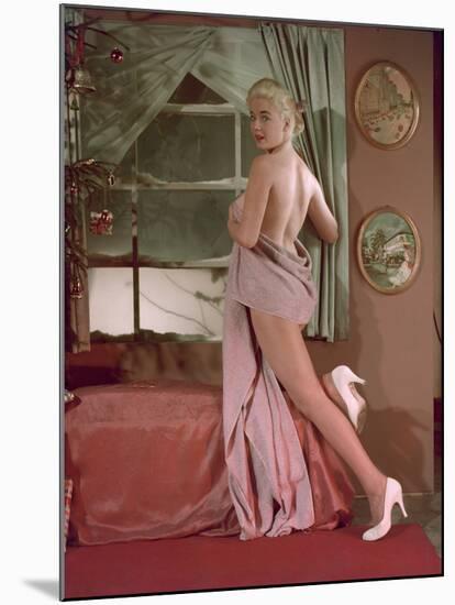 Girl Wears Towel, Colour-Charles Woof-Mounted Photographic Print