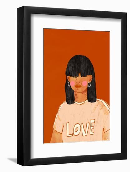 Girl Who Loves-Gigi Rosado-Framed Photographic Print