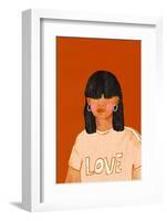 Girl Who Loves-Gigi Rosado-Framed Photographic Print