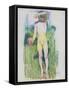 Girl with a Ball-Frantisek Kupka-Framed Stretched Canvas