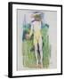 Girl with a Ball-Frantisek Kupka-Framed Giclee Print