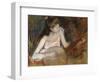 Girl with a Banjo-Mary Cassatt-Framed Giclee Print