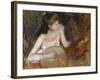 Girl with a Banjo-Mary Cassatt-Framed Giclee Print