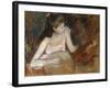 Girl with a Banjo-Mary Cassatt-Framed Giclee Print