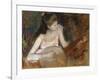 Girl with a Banjo-Mary Cassatt-Framed Giclee Print