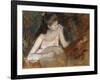 Girl with a Banjo-Mary Cassatt-Framed Giclee Print