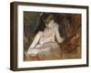 Girl with a Banjo-Mary Cassatt-Framed Giclee Print