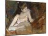 Girl with a Banjo-Mary Cassatt-Mounted Giclee Print