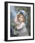 Girl with a Basket of Flowers-John Russell-Framed Giclee Print