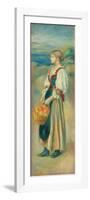 Girl with a Basket of Oranges, C.1889 (Oil on Canvas)-Pierre Auguste Renoir-Framed Giclee Print