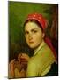 Girl with a Birch-Bark Jar, C.1824-Aleksei Gavrilovich Venetsianov-Mounted Giclee Print