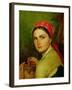 Girl with a Birch-Bark Jar, C.1824-Aleksei Gavrilovich Venetsianov-Framed Giclee Print