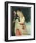 Girl with a Bird-John Hoppner-Framed Giclee Print