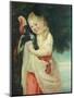 Girl with a Bird-John Hoppner-Mounted Giclee Print