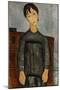 Girl with a Black Apron-Amadeo Modigliani-Mounted Giclee Print