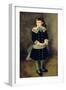 Girl with a Blue Sash, Late 19th-Early 20th Century-Pierre-Auguste Renoir-Framed Giclee Print