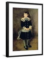 Girl with a Blue Sash, Late 19th-Early 20th Century-Pierre-Auguste Renoir-Framed Giclee Print