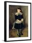 Girl with a Blue Sash, Late 19th-Early 20th Century-Pierre-Auguste Renoir-Framed Giclee Print