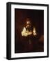 Girl with a Broom, 1640-Rembrandt van Rijn-Framed Giclee Print