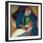 Girl with a Cat II, 1912-Franz Marc-Framed Giclee Print