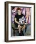 Girl with a Doll; Fillette a La Poupee, 1920-Suzanne Valadon-Framed Giclee Print