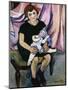 Girl with a Doll; Fillette a La Poupee, 1920-Suzanne Valadon-Mounted Giclee Print