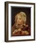 Girl with a Doll-Jean-Baptiste Greuze-Framed Premium Giclee Print