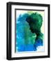 Girl With a Dragon Tattoo Watercolor-Lana Feldman-Framed Art Print