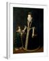 Girl with a Dwarf, Thought to be a Portrait of Margarita of Savoy-Sofonisba Anguisciola-Framed Giclee Print