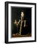 Girl with a Dwarf, Thought to be a Portrait of Margarita of Savoy-Sofonisba Anguisciola-Framed Giclee Print